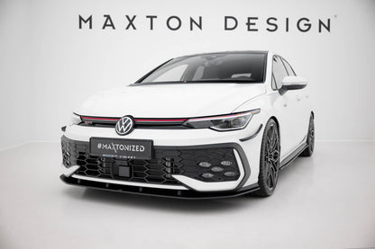 Street Pro Frontlippe passend für VW Golf GTI / GTE / R-Line Mk8 FL schwarz matt