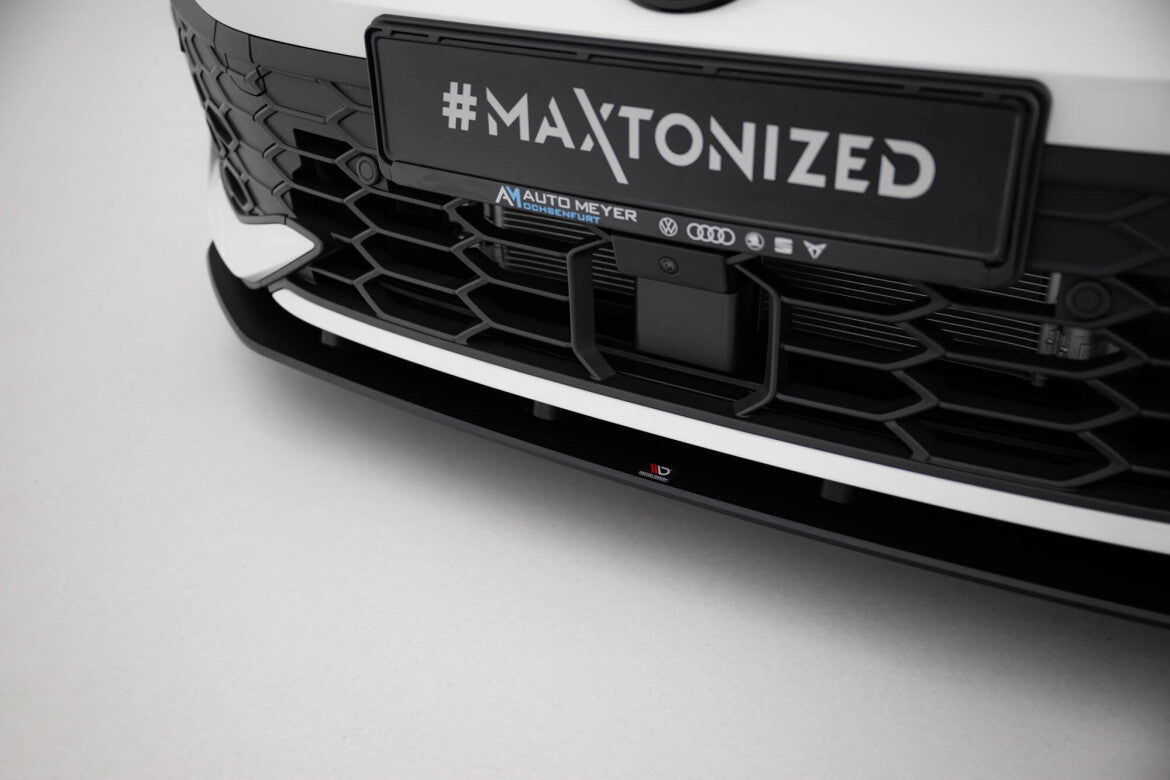 Street Pro Frontlippe passend für VW Golf GTI / GTE / R-Line Mk8 FL schwarz matt