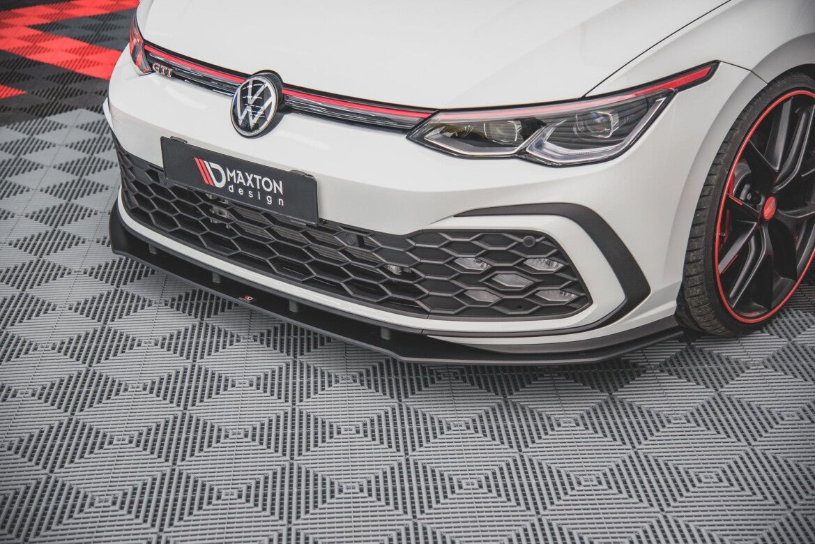 Street Pro Frontlippe passend für VW Golf GTI / GTE / R-Line Mk8 schwarz matt