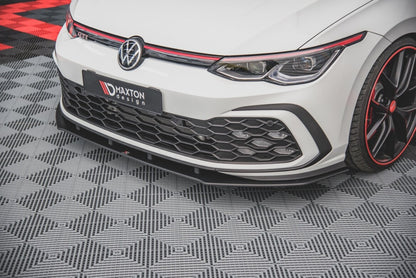 Street Pro Frontlippe passend für VW Golf GTI / GTE / R-Line Mk8 schwarz matt