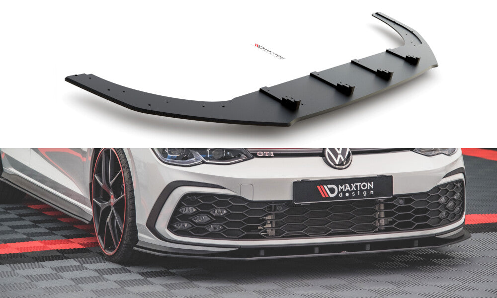 Street Pro Frontlippe passend für VW Golf GTI / GTE / R-Line Mk8 schwarz matt