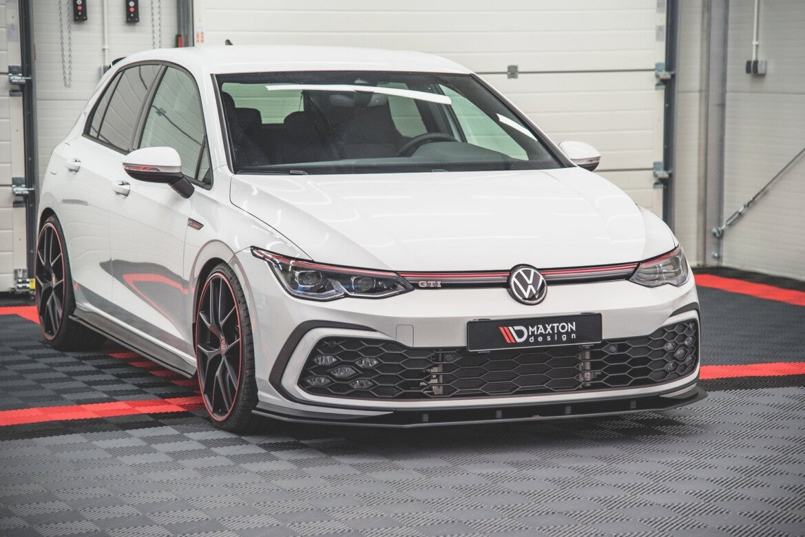 Street Pro Frontlippe passend für VW Golf GTI / GTE / R-Line Mk8 schwarz matt