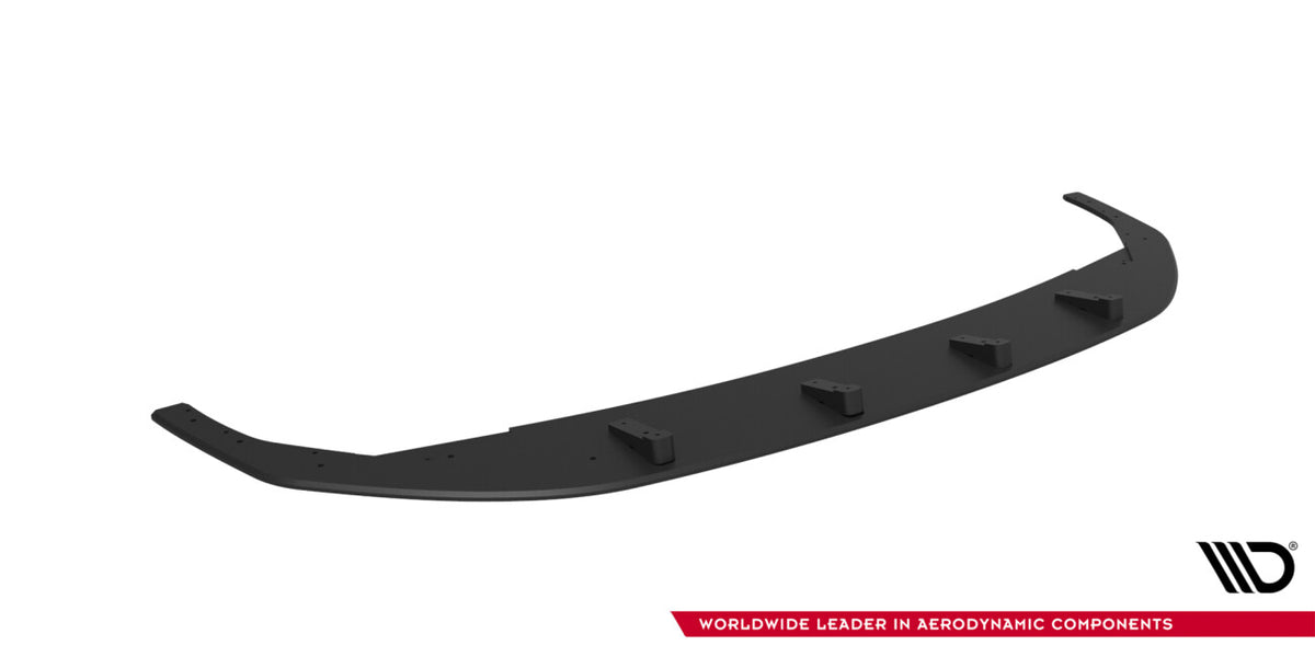 Street Pro Frontlippe passend für VW Golf R Hatchback Mk8 FL schwarz matt