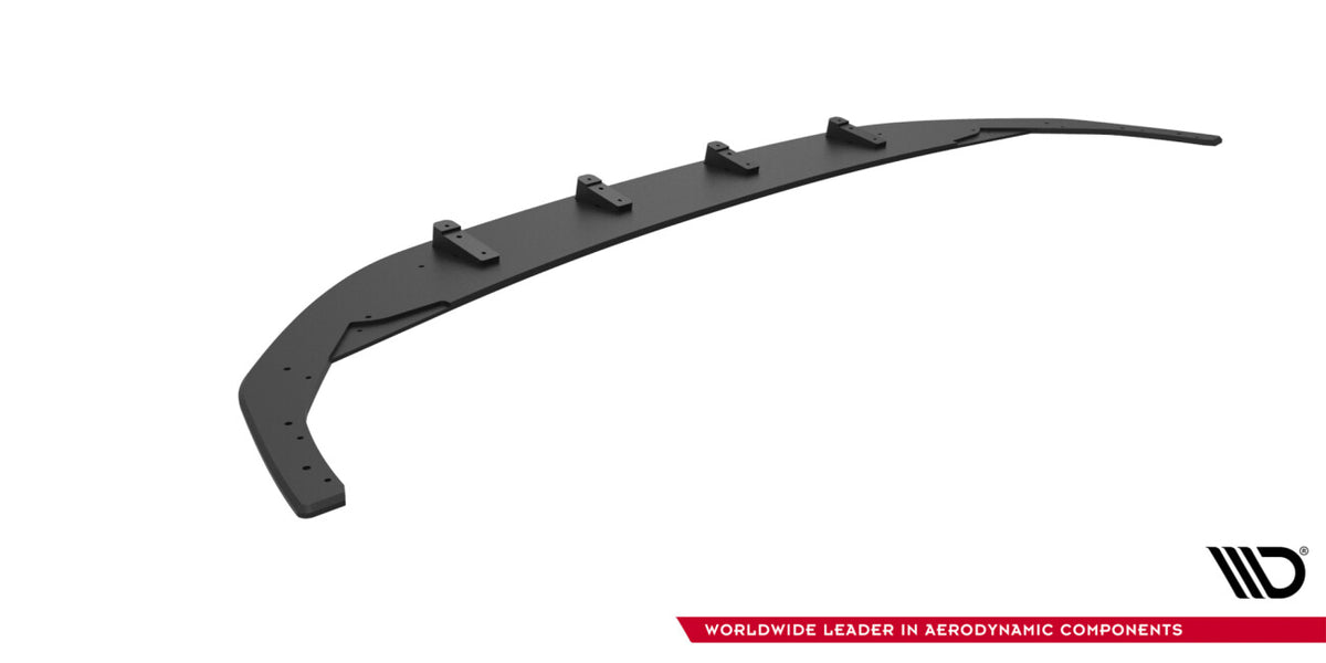 Street Pro Frontlippe passend für VW Golf R Hatchback Mk8 FL schwarz matt