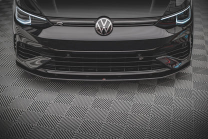 Street Pro Frontlippe passend für VW Golf R Mk8 schwarz matt