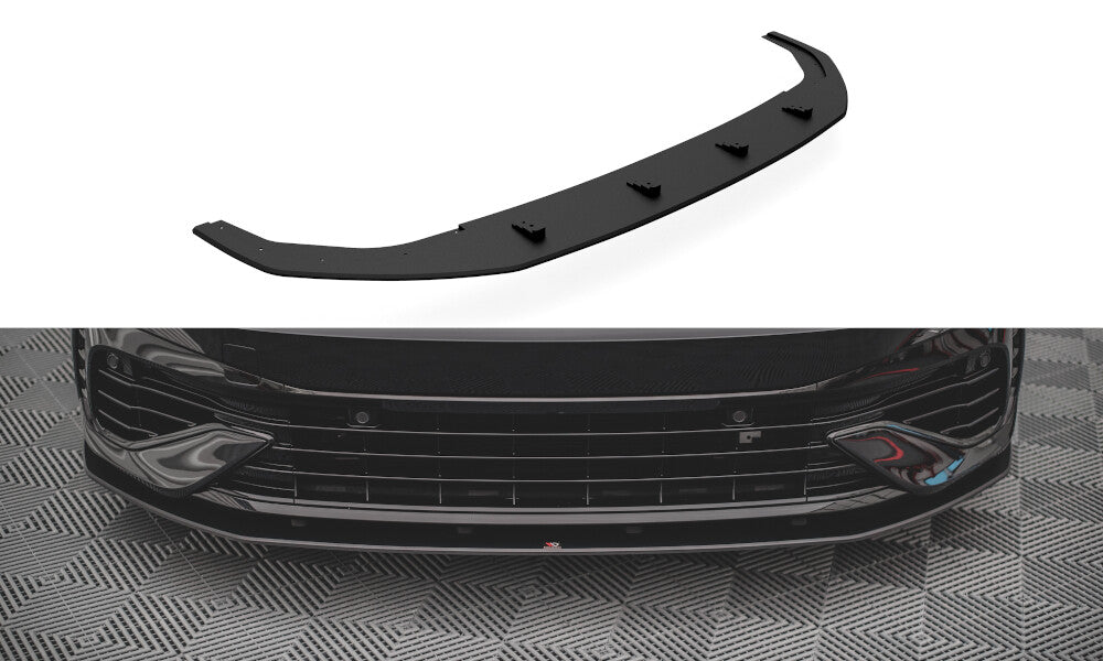Street Pro Frontlippe passend für VW Golf R Mk8 schwarz matt