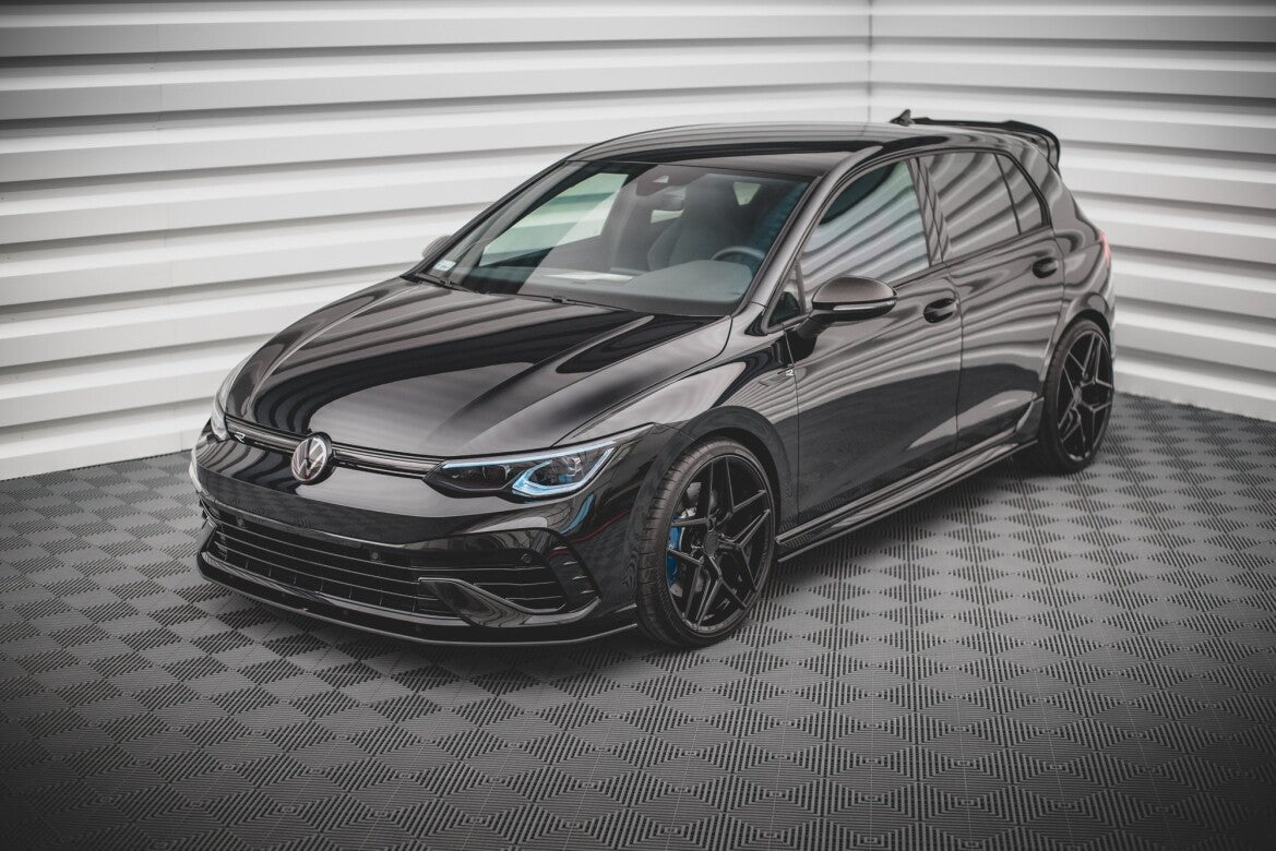 Street Pro Frontlippe passend für VW Golf R Mk8 schwarz matt