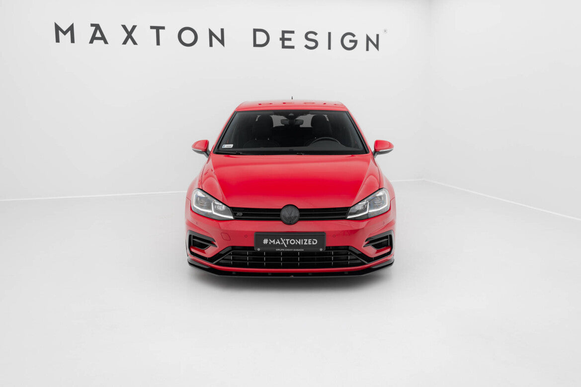 Street Pro Frontlippe passend für VW Golf R / R-Line Mk7 FL schwarz matt
