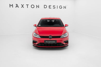 Street Pro Frontlippe passend für VW Golf R / R-Line Mk7 FL schwarz matt
