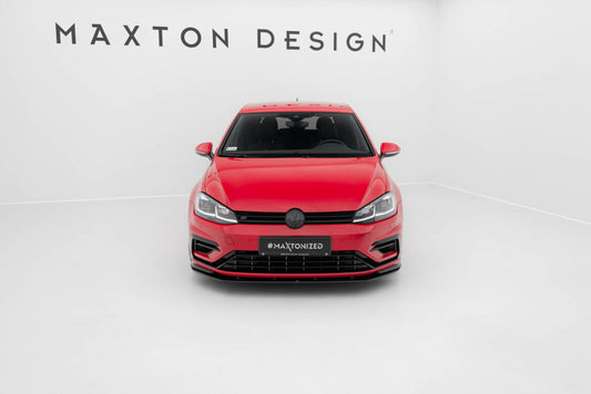 Street Pro Frontlippe passend für VW Golf R / R-Line Mk7 FL schwarz matt