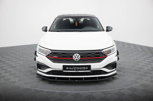 Street Pro Frontlippe passend für VW Jetta GLI Mk7 schwarz matt