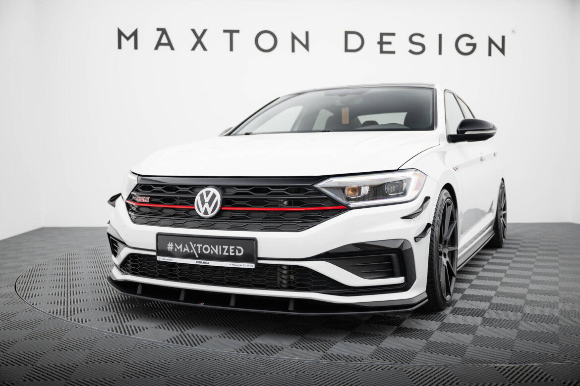 Street Pro Frontlippe passend für VW Jetta GLI Mk7 schwarz matt