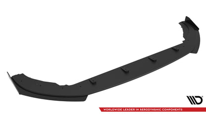 Street Pro Frontlippe passend für VW Polo GTI Mk6 FL schwarz matt + Hochglanz Flaps