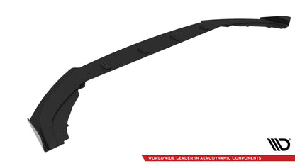 Street Pro Frontlippe passend für VW Polo GTI Mk6 FL schwarz matt + Hochglanz Flaps