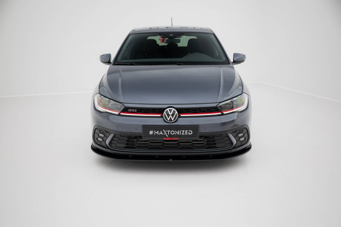 Street Pro Frontlippe passend für VW Polo GTI Mk6 FL schwarz matt