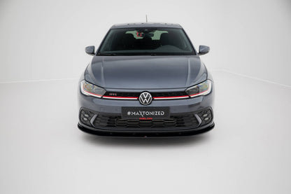 Street Pro Frontlippe passend für VW Polo GTI Mk6 FL schwarz matt