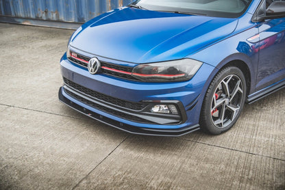 Street Pro Frontlippe passend für VW Polo GTI Mk6 schwarz matt