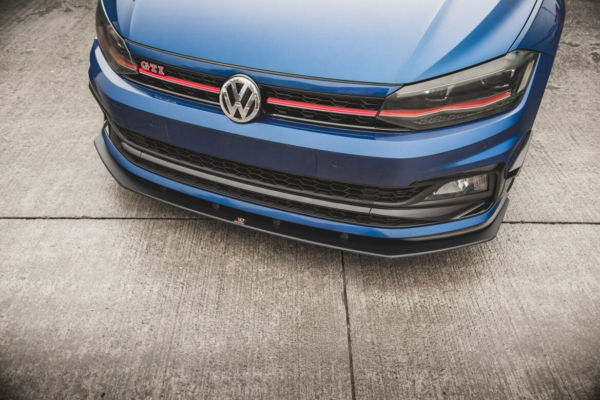 Street Pro Frontlippe passend für VW Polo GTI Mk6 schwarz matt