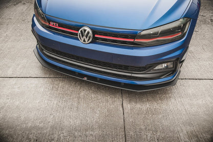 Street Pro Frontlippe passend für VW Polo GTI Mk6 schwarz matt