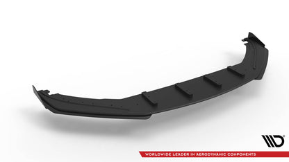 Street Pro Frontlippe passend für VW Scirocco R Mk3 schwarz matt + Hochglanz Flaps