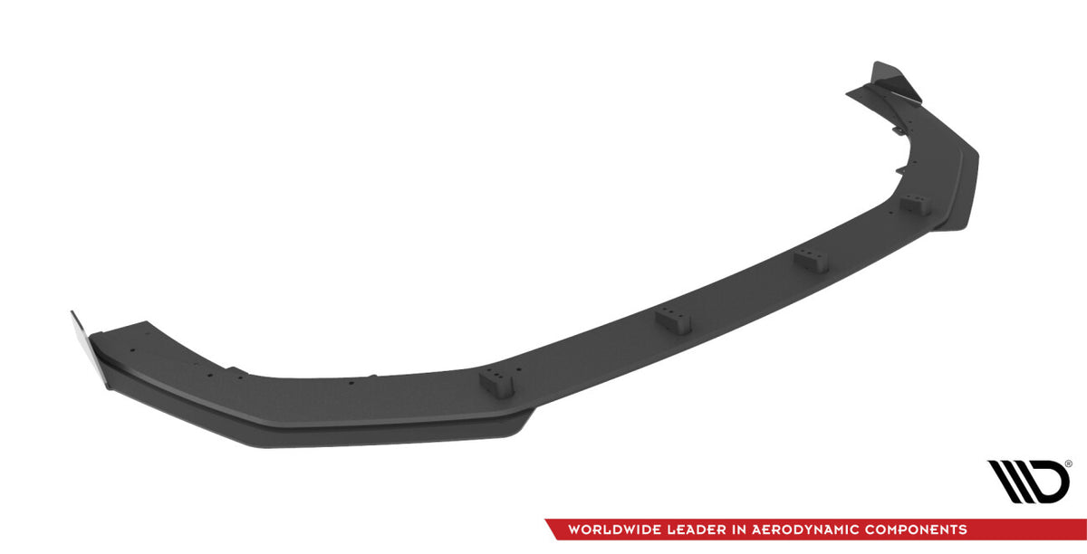 Street Pro Frontlippe V.1 passend für Audi RS3 8Y schwarz matt + Hochglanz Flaps
