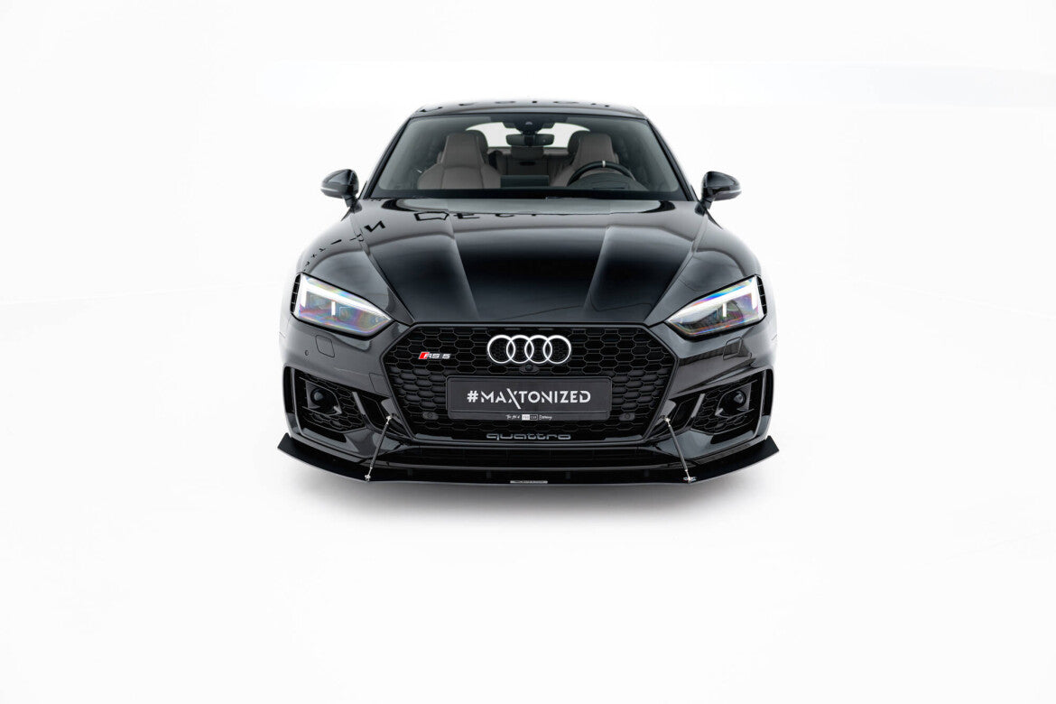 Street Pro Frontlippe V.1 passend für Audi RS5 Coupe / Sportback F5 schwarz matt