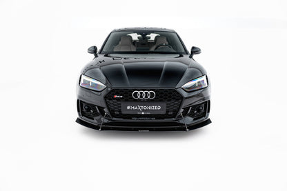 Street Pro Frontlippe V.1 passend für Audi RS5 Coupe / Sportback F5 schwarz matt