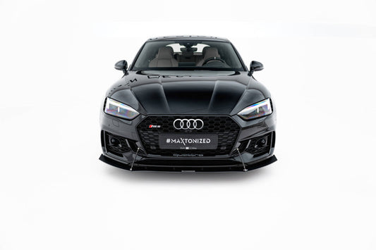 Street Pro Frontlippe V.1 passend für Audi RS5 Coupe / Sportback F5 schwarz matt