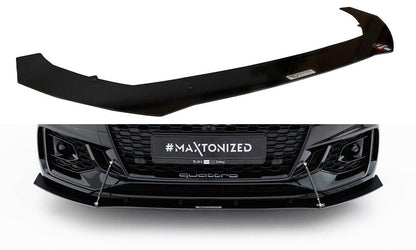Street Pro Frontlippe V.1 passend für Audi RS5 Coupe / Sportback F5 schwarz matt