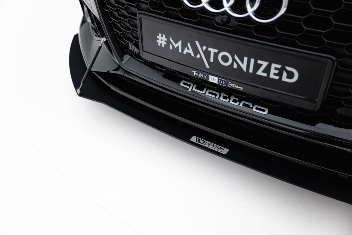 Street Pro Frontlippe V.1 passend für Audi RS5 Coupe / Sportback F5 schwarz matt