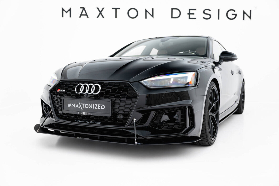 Street Pro Frontlippe V.1 passend für Audi RS5 Coupe / Sportback F5 schwarz matt
