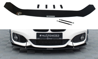 Street Pro Frontlippe V.1 passend für BMW 1er F20/F21 M-Power FL schwarz matt
