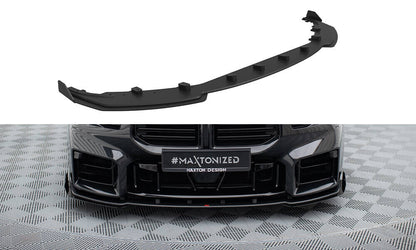 Street Pro Frontlippe V.1 passend für BMW M2 G87 schwarz matt + Hochglanz Flaps