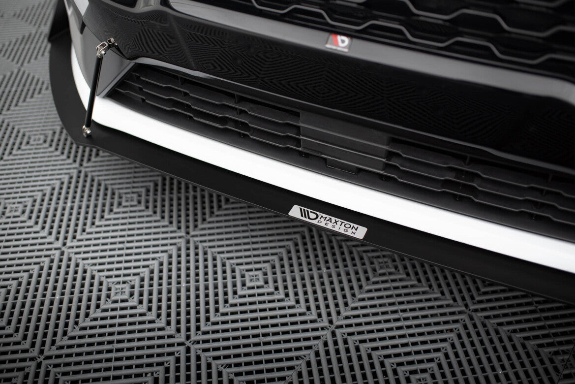 Street Pro Frontlippe V.1 passend für Ford Fiesta Mk8 ST / ST-Line schwarz matt