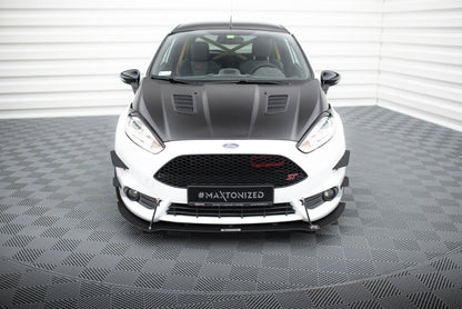 Street Pro Frontlippe V.1 passend für Ford Fiesta ST Mk7 FL schwarz matt