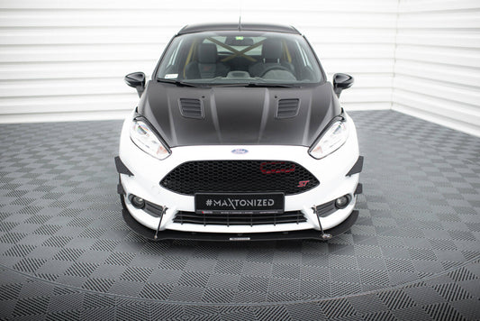 Street Pro Frontlippe V.1 passend für Ford Fiesta ST Mk7 FL schwarz matt