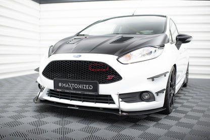 Street Pro Frontlippe V.1 passend für Ford Fiesta ST Mk7 FL schwarz matt