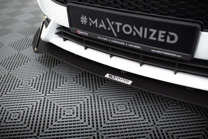 Street Pro Frontlippe V.1 passend für Ford Fiesta ST Mk7 FL schwarz matt
