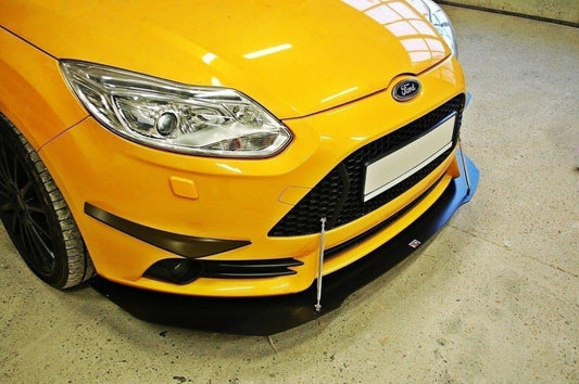 Street Pro Frontlippe V.1 passend für Ford Focus ST Mk3 schwarz matt