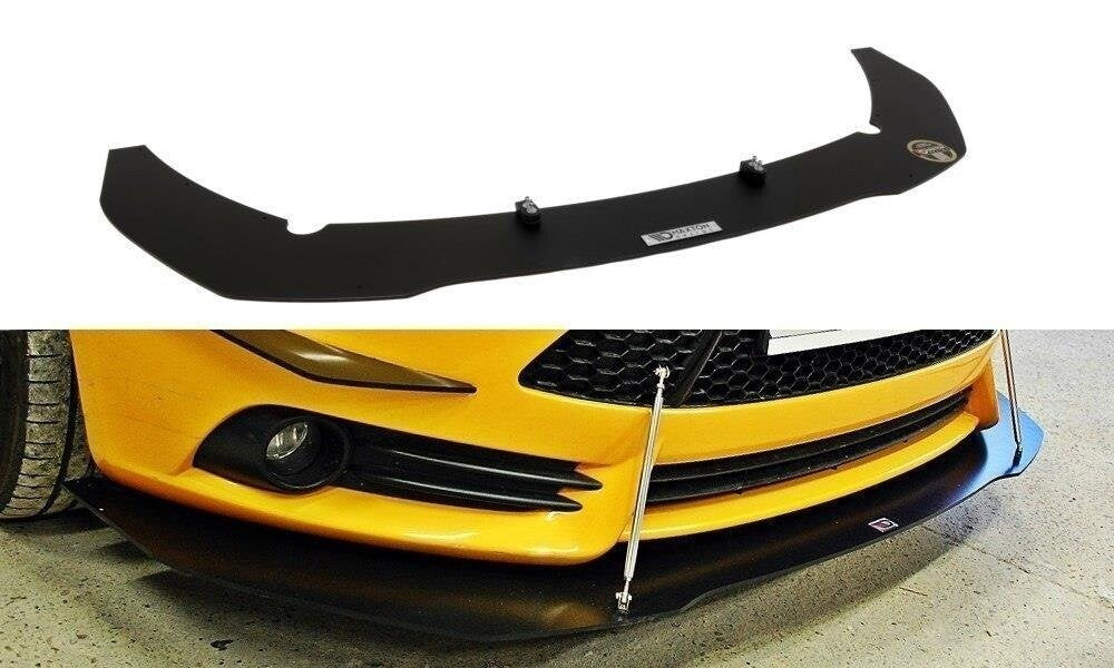 Street Pro Frontlippe V.1 passend für Ford Focus ST Mk3 schwarz matt