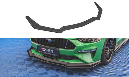 Street Pro Frontlippe V.1 passend für Ford Mustang GT MK6 FL schwarz matt