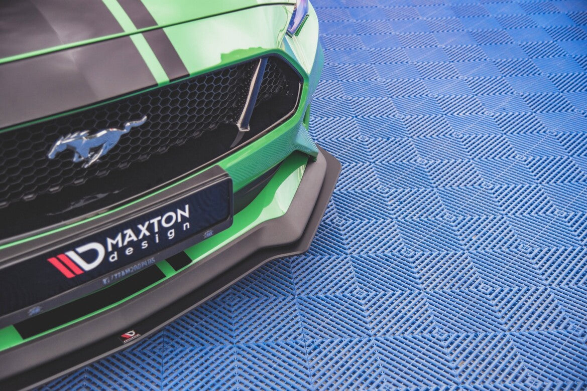Street Pro Frontlippe V.1 passend für Ford Mustang GT MK6 FL schwarz matt