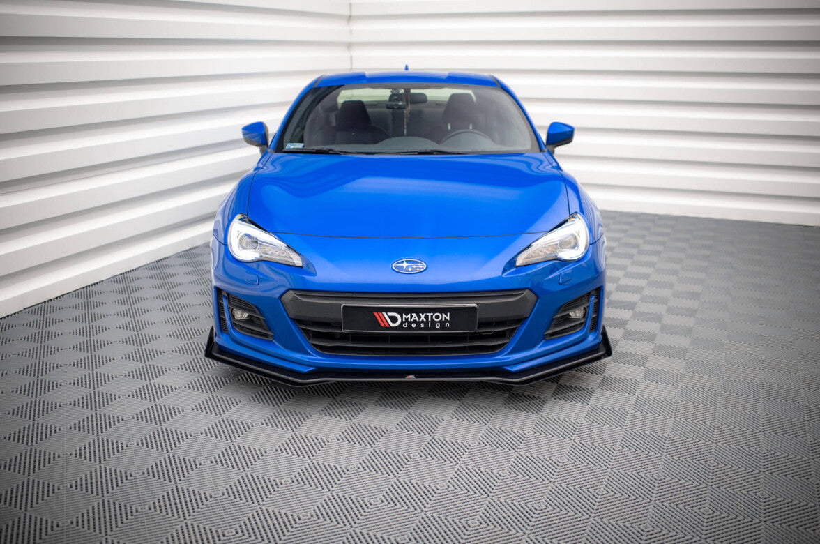 Street Pro Frontlippe V.1 passend für Subaru BRZ Mk1 FL schwarz matt + Hochglanz Flaps