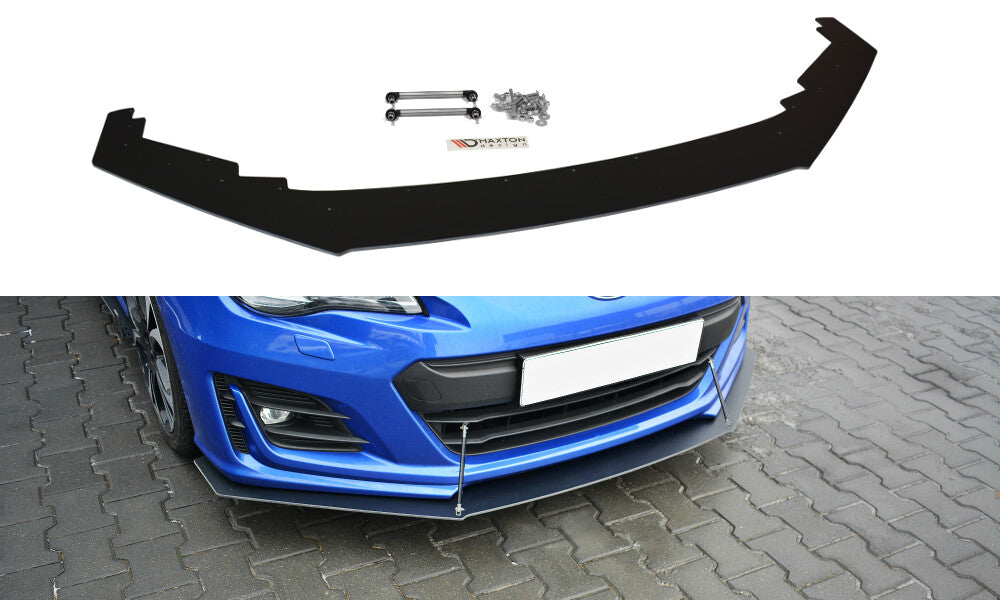 Street Pro Frontlippe V.1 passend für Subaru BRZ Mk1 FL schwarz matt