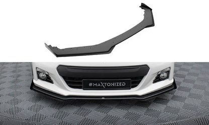 Street Pro Frontlippe V.1 passend für Subaru BRZ Mk1 schwarz matt + Hochglanz Flaps