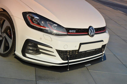 Street Pro Frontlippe V.1 passend für VW Golf 7 GTI FL schwarz matt