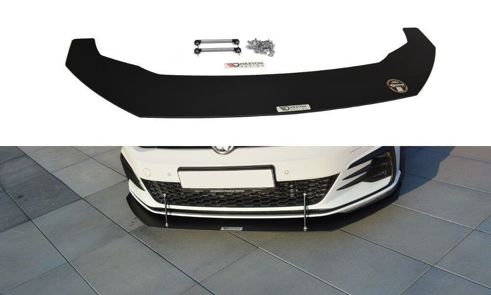 Street Pro Frontlippe V.1 passend für VW Golf 7 GTI FL schwarz matt