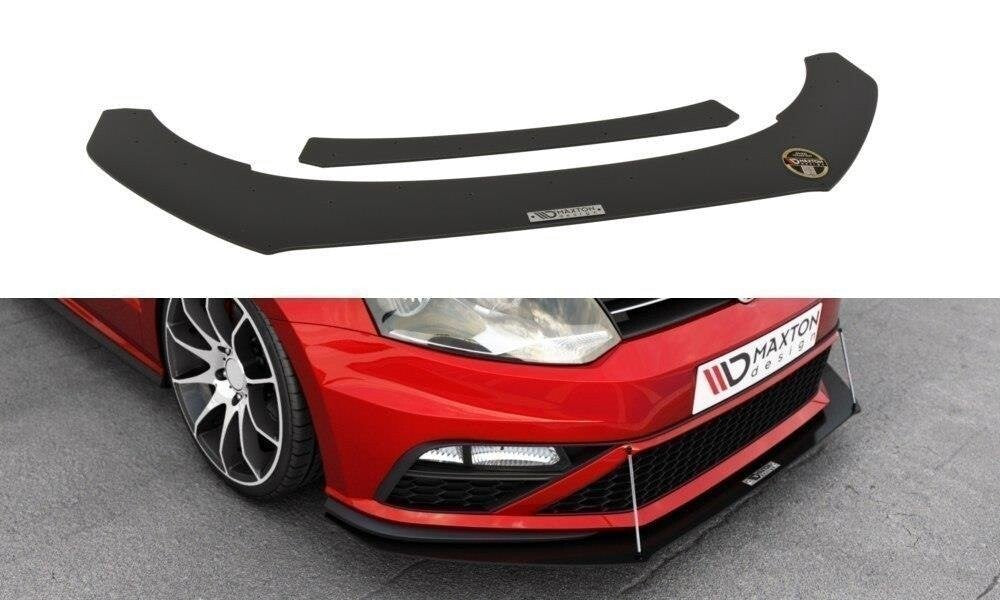 Street Pro Frontlippe V.1 passend für VW Polo GTI Mk5 FL schwarz matt