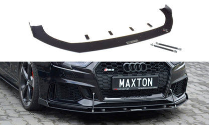 Street Pro Frontlippe V.2 passend für Audi RS3 Sportback 8V FL schwarz matt