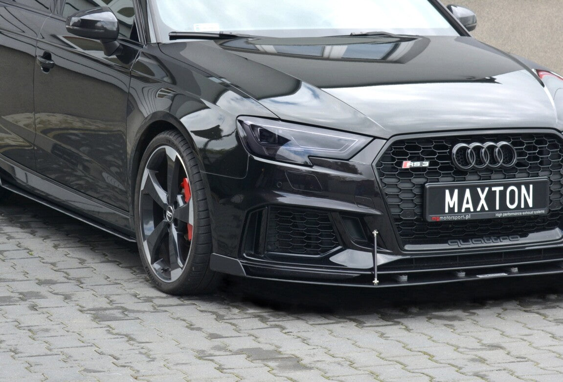 Street Pro Frontlippe V.2 passend für Audi RS3 Sportback 8V FL schwarz matt
